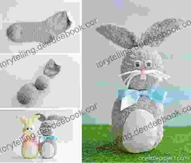 A Cute Rabbit Sock Creature With Long Floppy Ears, A Fluffy Tail, And A Curious Expression. Sockology: 16 New Sock Creatures Cute Cuddly Weird Wild