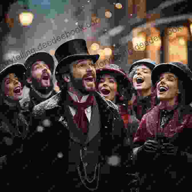 A Group Of Carolers Dressed In Festive Attire Singing Christmas Carols On Candy Cane Lane Christmas On Candy Cane Lane (Life In Icicle Falls 8)