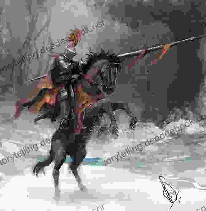 A Painting Depicting Amadis Of Gaul, A Valiant Knight In Shining Armor, Mounted On A White Horse And Wielding A Sword, Surrounded By A Lush Landscape. Amadis Of Gaul I And II: A Novel Of Chivalry Of The Fourteenth Century (Studies In Romance Languages 11)