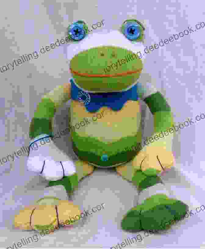 A Quirky Frog Sock Creature With Big Bulging Eyes, A Wide Mouth, And Vibrant Green Skin. Sockology: 16 New Sock Creatures Cute Cuddly Weird Wild