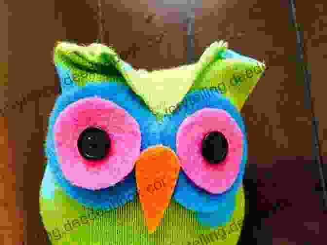 A Wise Owl Sock Creature With Big Round Eyes, A Fluffy Body, And A Feathered Hat. Sockology: 16 New Sock Creatures Cute Cuddly Weird Wild
