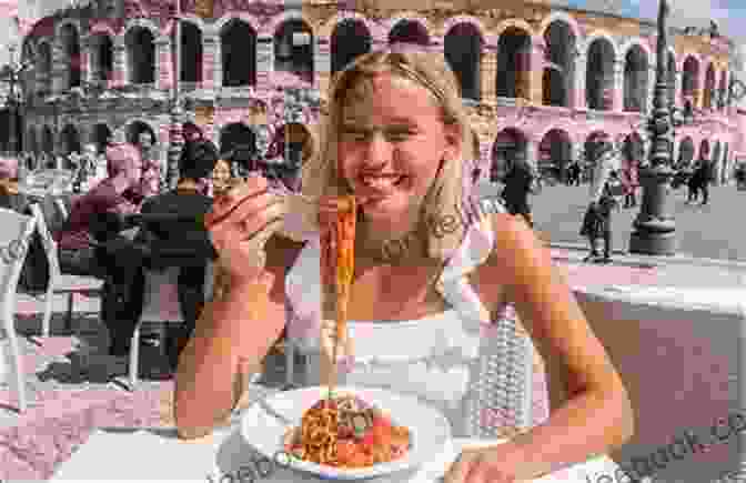 A Woman Eating A Delicious Meal In Rome The Princess Guide To Rome