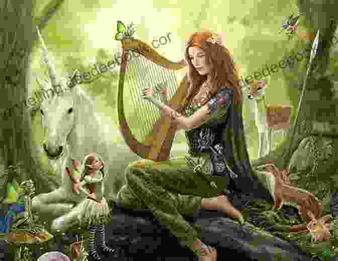 A Young Girl And Her Unicorn Companion Playing Music Together In A Magical Forest Unicorn Jazz: Children S Unicorn