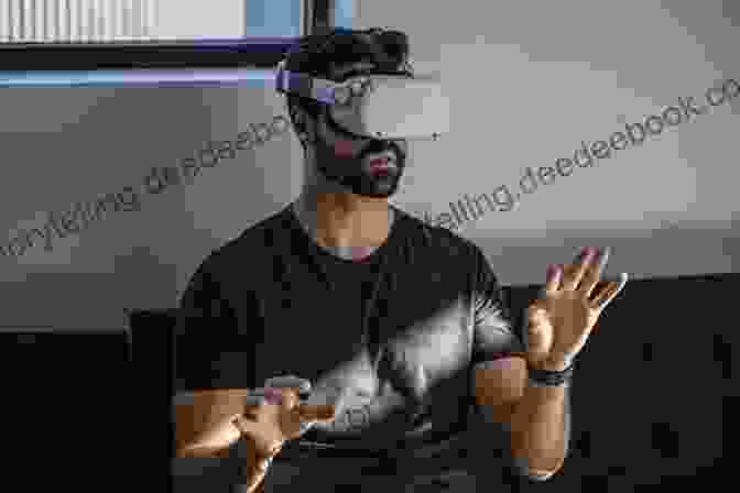 An Individual Wearing A Virtual Reality Headset, Immersed In A Vibrant Virtual World, Escaping The Confines Of Their Physical Surroundings. Trapped In The Game (Part 1)