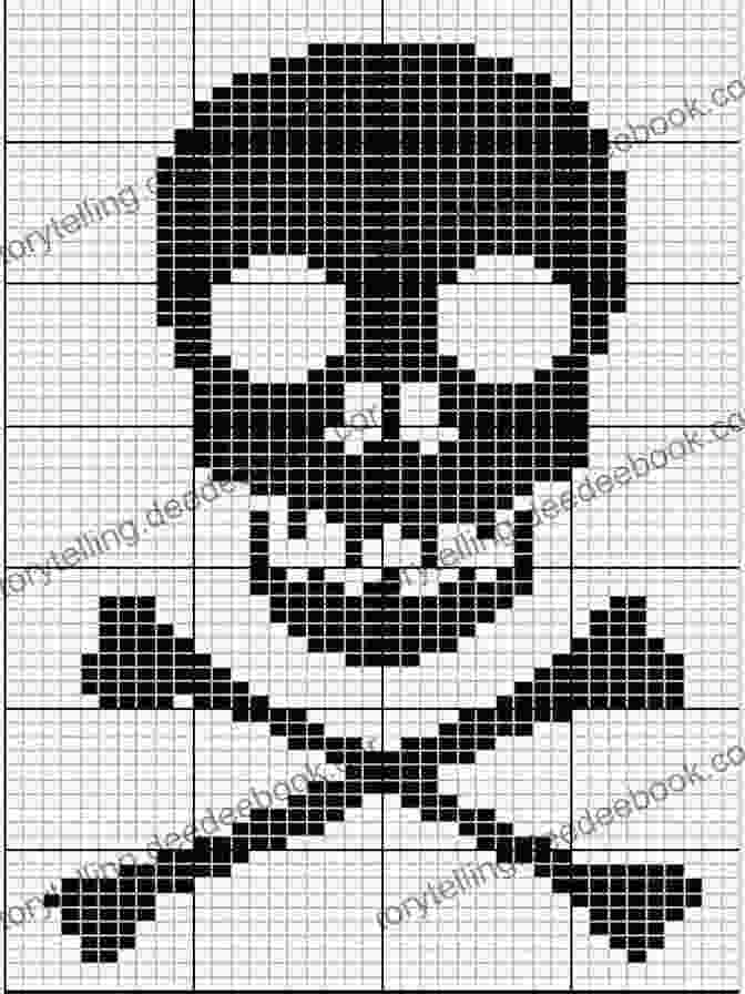 Cross Stitch Pattern With A Skull And Crossbones And The Words Improper Cross Stitch: 35+ Properly Naughty Patterns