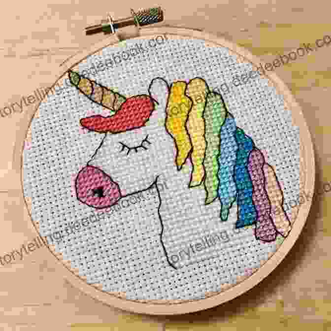 Cross Stitch Pattern With A Unicorn Farting A Rainbow. Improper Cross Stitch: 35+ Properly Naughty Patterns