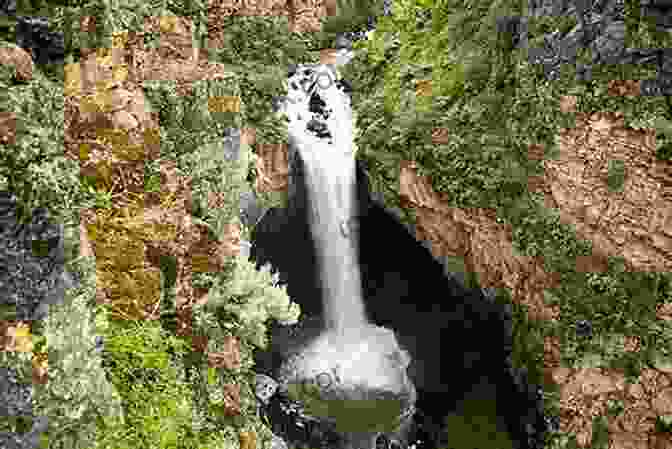 Hikers Admiring The Stunning Smith Creek Falls Trails Around Kelowna British Columbia