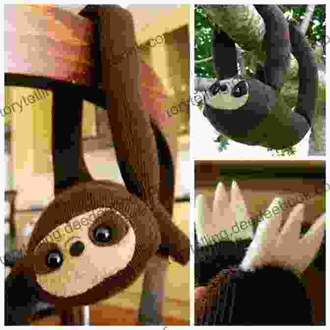 Sleepy Sloth Made From A Sock Socks Appeal: 16 Fun Funky Friends Sewn From Socks